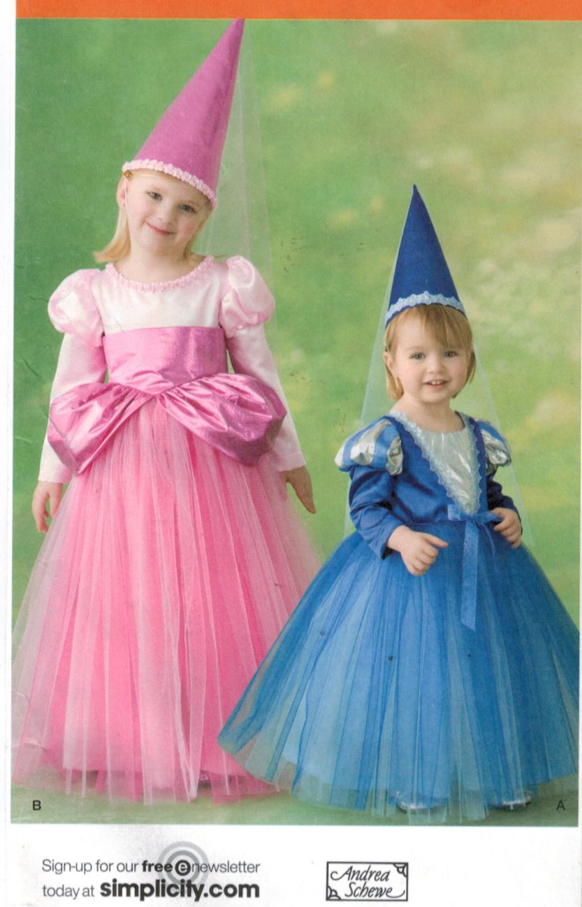 Simplicity Pattern 2569 Toddler and Girls Pageant and Princess costume  Children's Sizes 4 through 8 Renaissance  Sewing Pattern Heaven