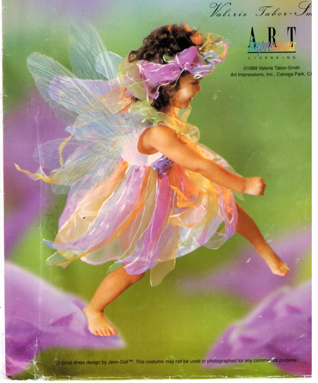 Simplicity Pattern 8838 0691 Designer fairy costume Valarie Tabor-Smith  Sizes 3 through 8-Used  Sewing Pattern Heaven