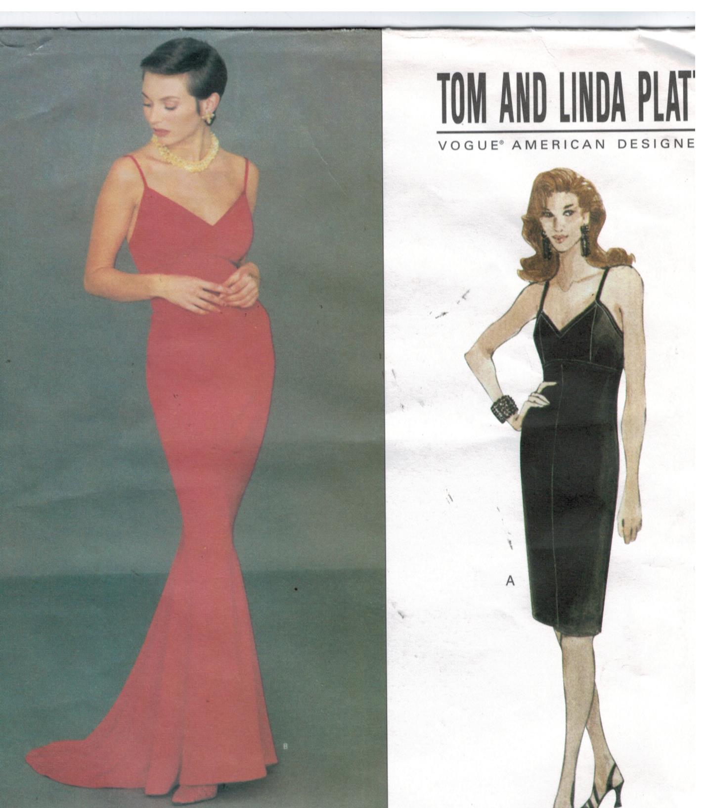 Vogue Pattern 1367 Designer evening gown and cocktail dress sizes 14,16,18  – Sewing Pattern Heaven