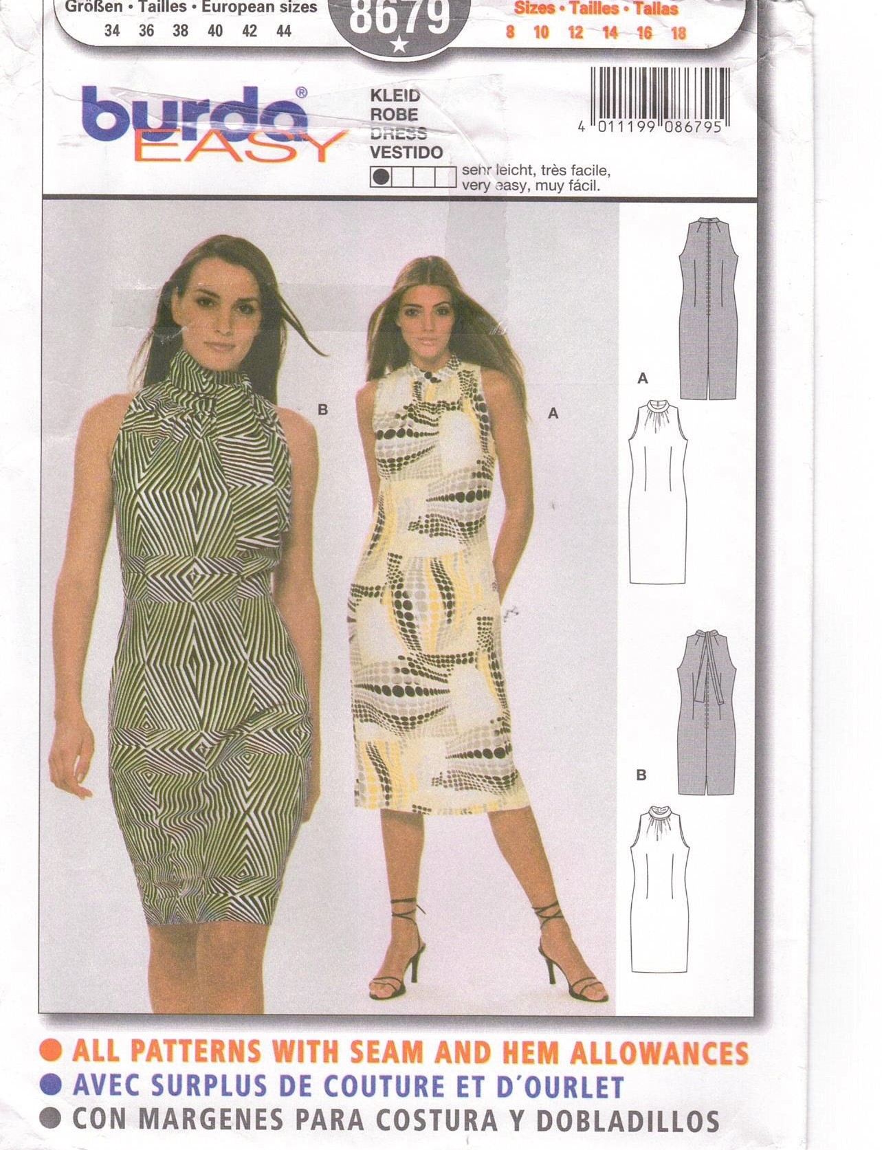 green emerald velvet dress Burda Evening and Bridal Wear 6866  The Fold Line